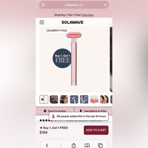 Sola wave 4 in 1 Red Light wand